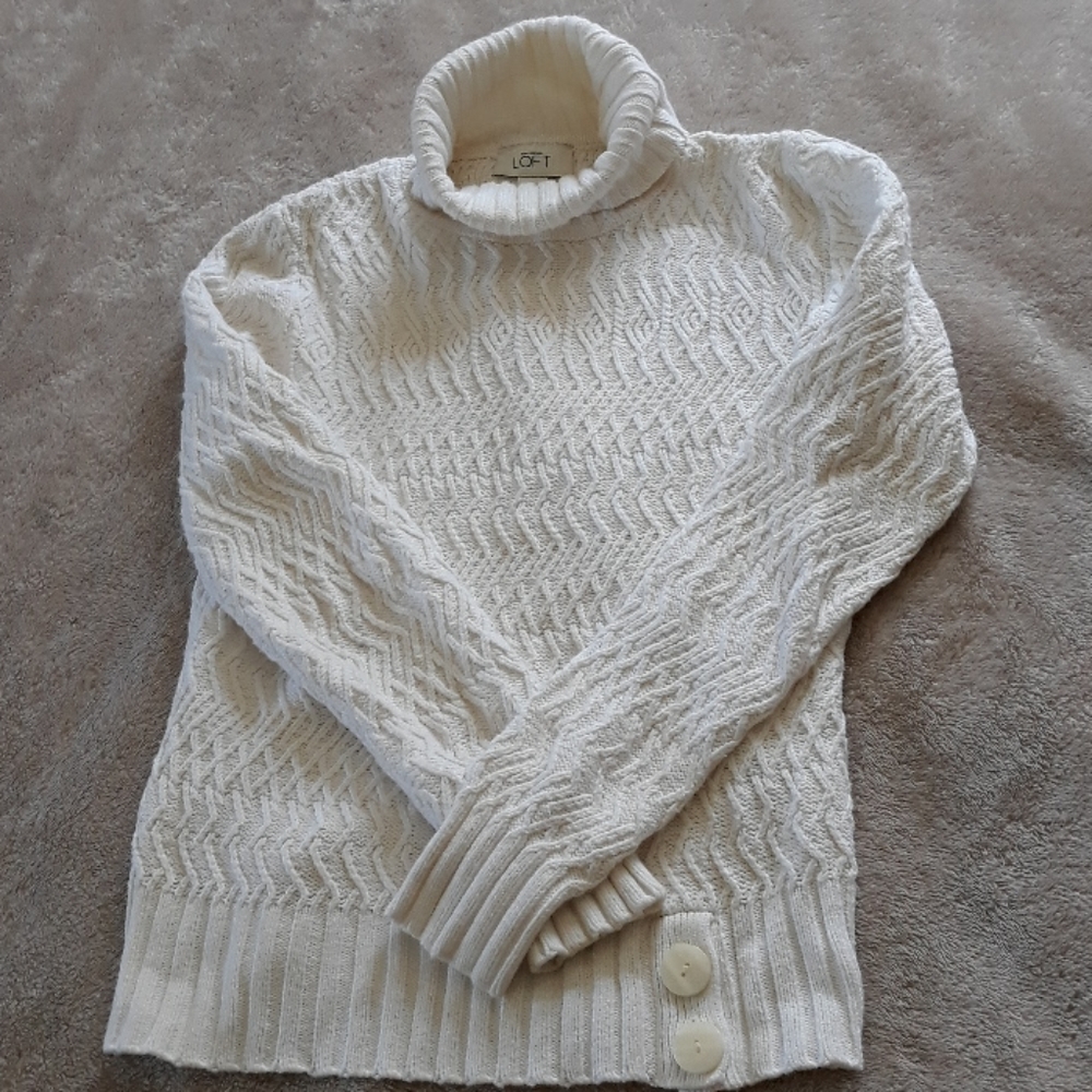 White turtleneck